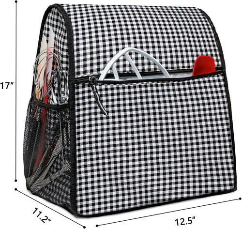 Vista 5 de BAGSPRITE Cubierta para batidora de pie para Kitchen Aid de 4.5 a 8 cuartos de galón de altura con cabezal inclinable y modelos de elevación