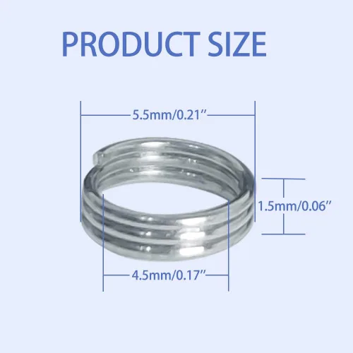 Vista 4 de LeFeng - 200 anillos de acero para dardos y anillos de acero para dardos