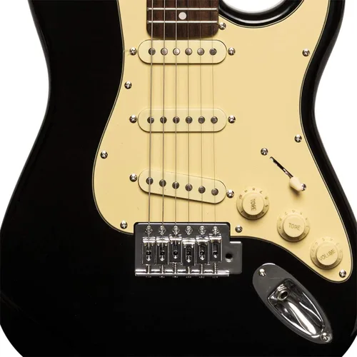 Vista 4 de Stagg SES-30 BK 3/4 3/4 Guitarra Eléctrica Tamaño - Negro