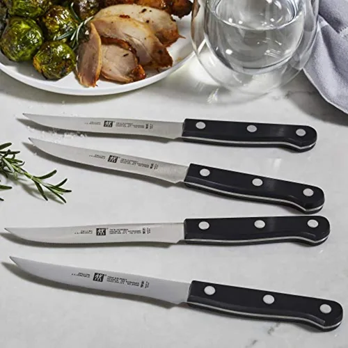 Vista 8 de Zwilling Juego de 4 cuchillos para carne Twin Gourmet, cuchillas