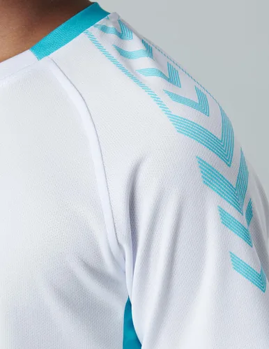 Vista 5 de Paquete de 5 camisetas deportivas para niños, camisetas de ajuste seco para niños, camisetas de manga corta, ropa deportiva a granel
