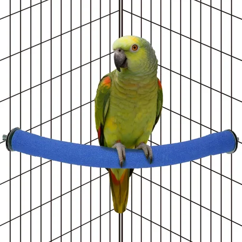 Vista 17 de Rypet Percha para Loros de Superficie Rugosa - Perchas de Arena de Cuarzo para Jaula de Pájaros para Pequeños Periquitos, Cacatúas, Conures