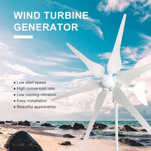 Vista 4 de Kit de generador de turbina de viento de panel solar de 2320 W 12 V para el hogar fuera de la red sistema: 16 unids 120W paneles solares