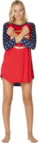 Vista 5 de INTIMO Vestido de noche raglán con logotipo de la mujer maravilla
