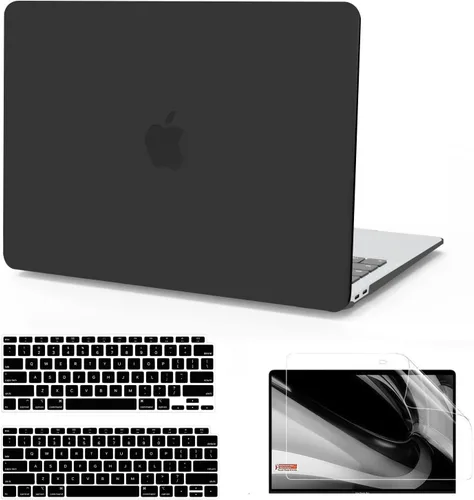 Vista 9 de B BELK Funda compatible con MacBook Air de 13 pulgadas 2022 2021 2020 2019 2018 A2337 M1 A2179 A1932 Touch ID, carcasa rígida de plástico mate