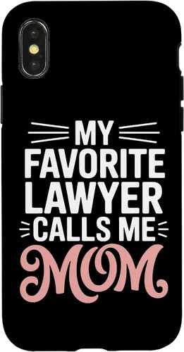 Vista 5 de My Favorite Lawyer Calls Me Mom Proud Law School Parent Case for iPhone 17