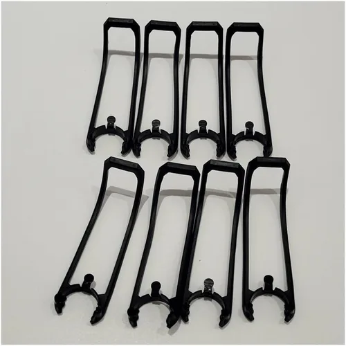 Vista 5 de Fit for E99 PRO 2 Mini Drone Spare Part Motor Arm Shell/Propeller/Protective Frame/Gears/Blade Clip Part DIY Accessory(12PCS Blade Guard)