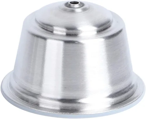 Vista 4 de Oumefar Relleno de café recargable, cápsulas de café reutilizables de acero inoxidable con tapa de silicona, taza de cápsula de café recargable