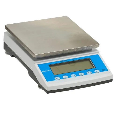 Vista 12 de Brecknell Balanzas de laboratorio de precisión MBS-600, capacidad de 21.16 oz, LCD grande, placa superior de acero de 4.65 pulgadas, interfaz