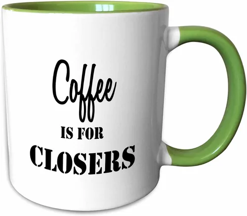 Vista 7 de 3dRose Tory Anne Collections Quotes - CAFÉ ES PARA CIERRADORES - Tazas (mug_234653_4)