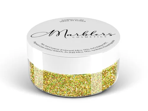 Vista 211 de MARBLERS Polvo de mica natural grueso [perla azul acero] 0.11 onzas (0.11 oz) altamente pigmentado no tóxico, vegano, libre de crueldad animal