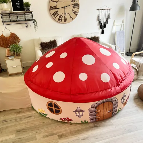 Vista 9 de El Original Patentado AirFort - Construye Un Fuerte en 30 Segundos, Fuerte Inflable para Niños, Tienda de Juego para 3-14 Años, Un Playhouse Donde