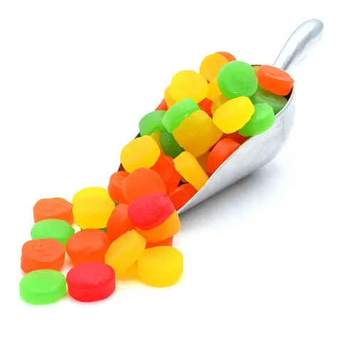 Vista 2 de Candy Retailer Surtido de frutas JuJu Candy Coins 1 Lb.