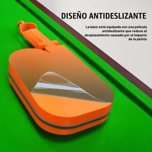 Vista 5 de Estante de bolas de piscina de precisión: herramienta de entrenamiento de billar impresa en 3D para una práctica consistente, crea triángulo