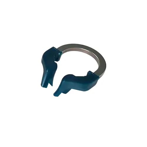 Vista 10 de Anillo de abrazadera de matrices dentales, anillo separador de anillo de sujeción elástico de níquel R2, clips de matriz contorneada seccional Azul