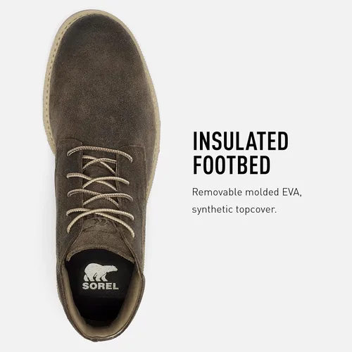 Vista 6 de SOREL Madson Chukka WP - Botas de gamuza impermeables para hombre, Marrón
