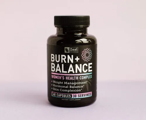 Vista 7 de Zeal Naturals Apoyo a la pérdida de peso para mujeres + vitaminas para el equilibrio diario (hierro, vitamina D, setria, folato) píldoras de apoyo