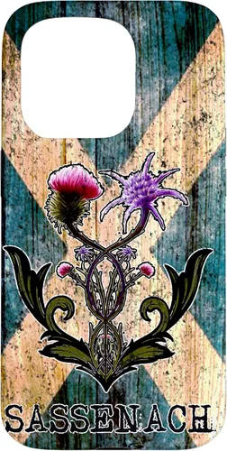 Vista 14 de Purple Thistle Flower Scottish Flag Scots Sassenach Vintage Case for iPhone 17