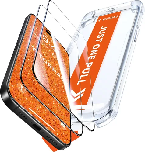 Vista 9 de TORRAS Paquete de 2 protectores de pantalla para iPhone Air [12 pies de grado militar inastillable] [vidrio templado aeroespacial 9H+] ajuste