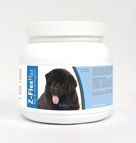 Vista 35 de Healthy Breeds Afghan Hound Z-Flex Max - Masticables suaves para cadera y articulaciones, 100