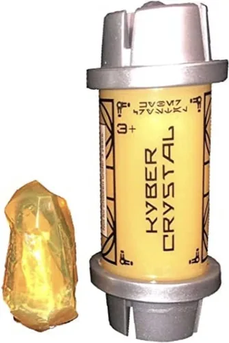 Vista 3 de Galaxy's Edge Star Wars Kyber Crystal (Amarillo) – Voz del Guardia del Templo
