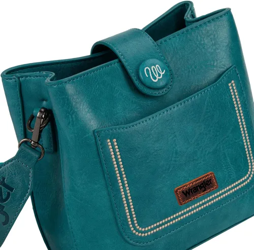 Vista 3 de Wrangler Monederos cruzados vintage para mujer, monederos y bolsos para regalo