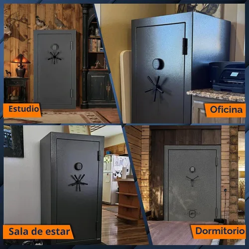 Vista 6 de Teclado electrónico del reemplazo de la cerradura segura del arma con la cerradura del solenoide - negro Gun Safe Lock with Programmable