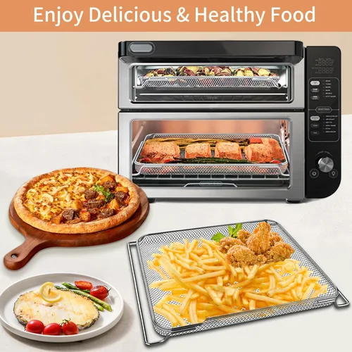 Vista 7 de GWY Piezas de repuesto para Ninja DCT451 DCT401 DCT402BK Horno doble inteligente 12 en 1, 13 pulgadas × 12.6 pulgadas, accesorios de repuesto