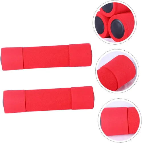 Vista 9 de Toyvian 2 mancuernas cubiertas de espuma para mujer, cómodas y antideslizantes, pesas de mano para tonificar los brazos, equipo de ejercicio en casa