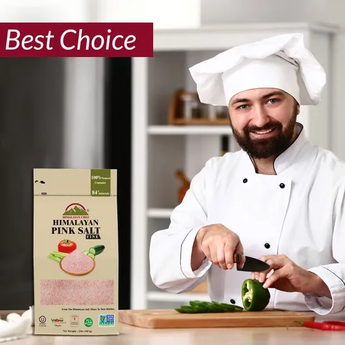 Vista 7 de Himalayan Chef - Sal rosa del Himalaya, grano fino, 6 libras (6 bolsas de 1 libra)