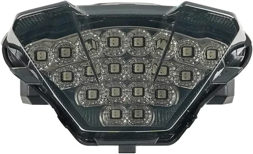 Vista 2 de Luces traseras LED secuenciales integradas con lente ahumada para Yamaha MT-07 2018-2020