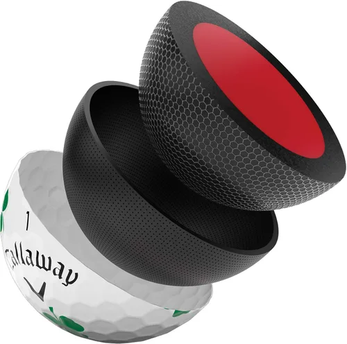 Vista 5 de Pelotas de golf suaves cromadas Callaway 2020 Trébol Truvis