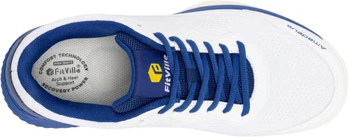 Vista 5 de FitVille Wide Pickleball Shoes for Men Tennis Shoes Sneakers for All Court Racquetball Mens Athletic Shoes with Arch Support