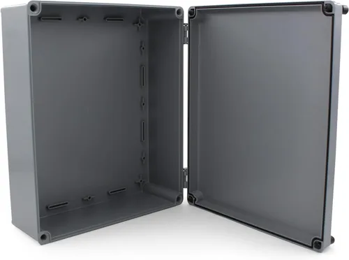 Vista 10 de Caja de conexiones eléctricas resistente a la intemperie de 4 x 4 x 2.4 pulgadas, carcasa impermeable IP65 para exteriores, plástico