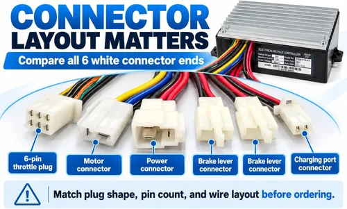 Vista 4 de Controlador de 36V para Razor MX500 - Módulo de control de repuesto premium para MX500 (V21+), MX650 (V14+), McGrath SX500, EcoSmart Electric