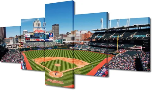 Vista 95 de Arte para pared, lienzo para estadio deportivo, arte para pared, diseño de campo de Wrigley en Chicago, pinturas de Chicago, impresiones sobre