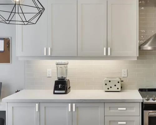 Vista 5 de Asidrama - Paquete de 10 manijas para gabinete de cocina color níquel satinado cepillado, manijas de zinc para gabinete, accesorios para gabinetes
