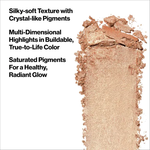 Vista 3 de Revlon Maquillaje iluminador, maquillaje facial en polvo prismático Skin Lights, brillo natural, acabado brillante, 201 Daybrak Glimmer, 0.28 onzas