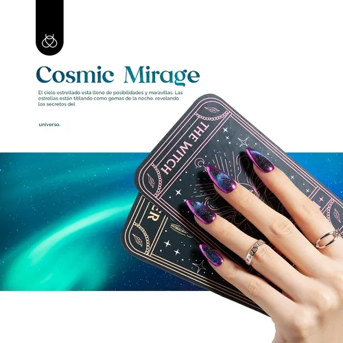 Vista 3 de Juego de esmalte de uñas de gel Beetles Cat Eye - 24 piezas, 20 colores de esmalte de uñas de gel con brillantina, cambia de color oscuro, kit