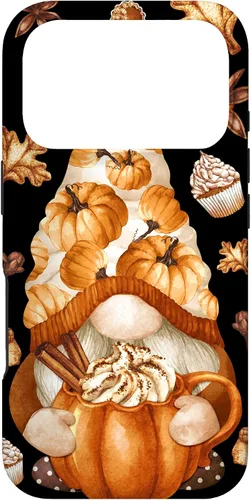 Vista 30 de Cute Fall Yall Pattern Thanksgiving Gnome Love Pumpkin Spice Case for iPhone 17