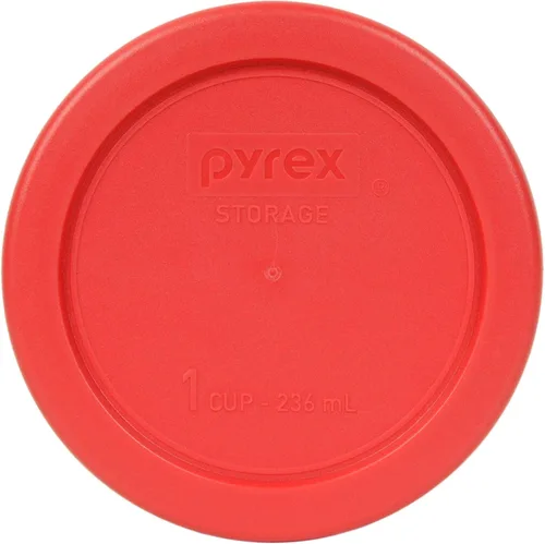 Vista 2 de Pyrex - Tapas de repuesto para almacenamiento de alimentos, 12 piezas, fabricadas en Estados Unidos BPA-Free Plastic Round & Rectangle Shapes