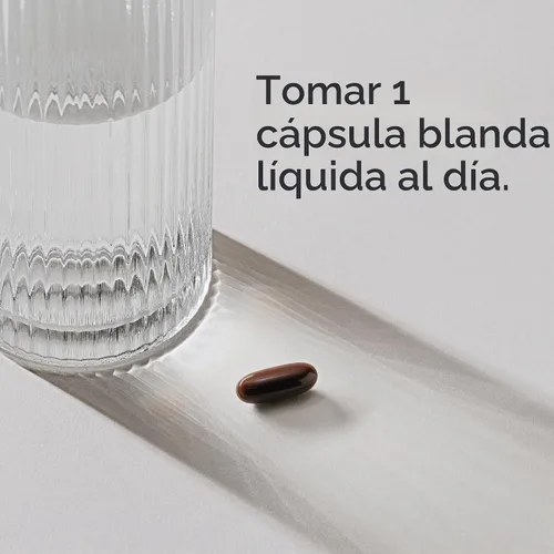 Vista 3 de Concentrado de cereza, hecho de cerezas orgánicas; sin OGM y sin gluten; con antioxidantes y flavonoides, 60 cápsulas líquidas, ¡2 meses