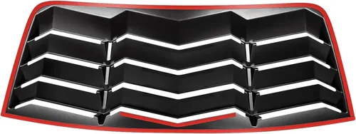 Vista 9 de persiana para ventana trasera, cubierta protectora para parabrisas trasero compatible con Dodge Challenger 2008-2022 2023 en estilo GT Lambo