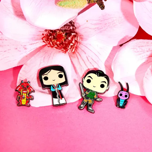 Vista 6 de Loungefly Mulan - Juego de pines para el 25 aniversario