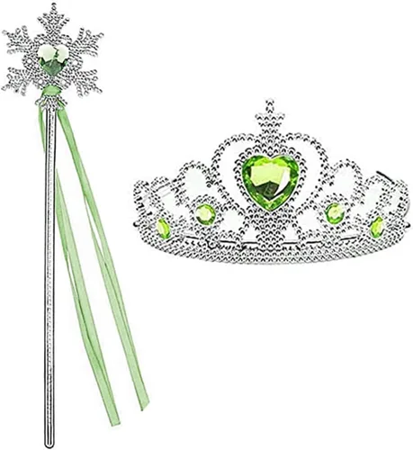 Vista 9 de guest dream Disfraz de princesa para niñas disfraz de princesa con accesorios para fiesta Halloween Navidad cosplay