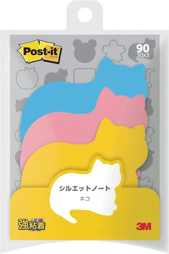 Vista 12 de Post-it SSS-YA2 Notas adhesivas fuertes, diseño de silueta, hortensia 2.7 x 2.7 pulgadas (2.717 x 2.717 in), 30 hojas x 3 almohadillas