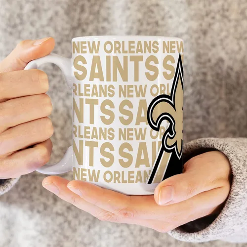 Vista 67 de Rico Industries NFL Football San Francisco 49ers - Taza de café de cerámica blanca de 15 onzas para fanáticos de la NFL