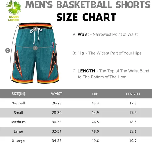 Vista 7 de BOOMLEMON Pantalones cortos de baloncesto para hombre, pantalones cortos de entrenamiento de gimnasio, pantalones cortos deportivos de malla