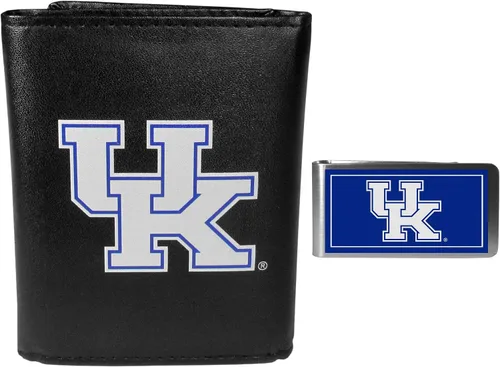 Vista 5 de Siskiyou Sports NCAA Unisex Tri-fold Wallet & Color Money Clip