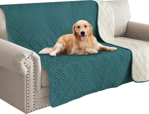 Vista 19 de Manta Impermeable para Sofá para Perros 2026 (30"x53") Cómoda Alfombrilla de Sofá de Dos Plazas para Mascotas con Respaldo Antideslizante, Forro